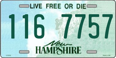 NH license plate 1167757