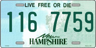 NH license plate 1167759