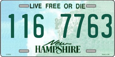 NH license plate 1167763