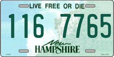NH license plate 1167765