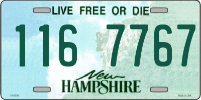 NH license plate 1167767