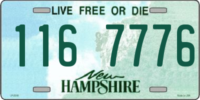 NH license plate 1167776