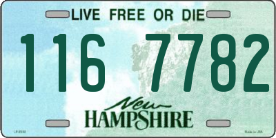NH license plate 1167782