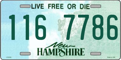 NH license plate 1167786