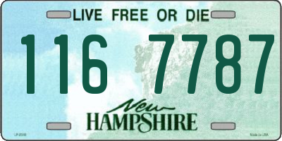 NH license plate 1167787