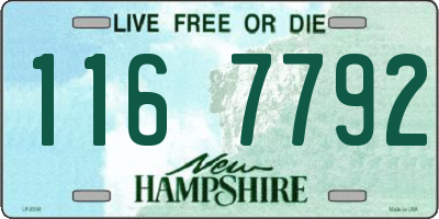 NH license plate 1167792