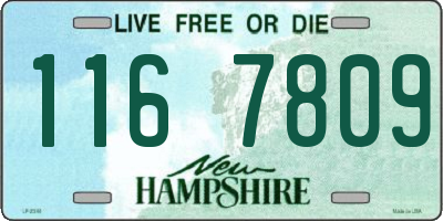 NH license plate 1167809
