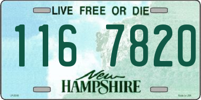 NH license plate 1167820