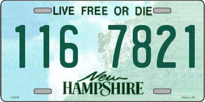 NH license plate 1167821