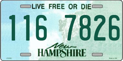 NH license plate 1167826