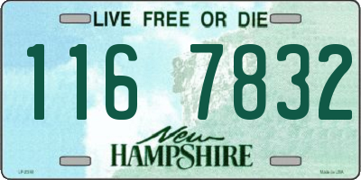 NH license plate 1167832