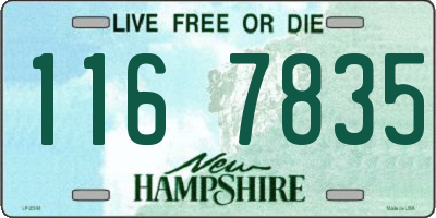 NH license plate 1167835