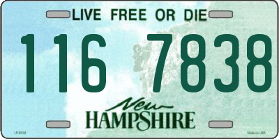 NH license plate 1167838