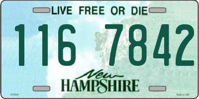 NH license plate 1167842