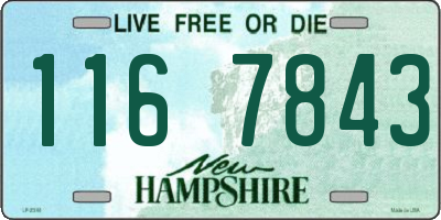 NH license plate 1167843