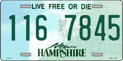 NH license plate 1167845