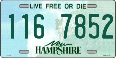 NH license plate 1167852