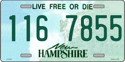 NH license plate 1167855