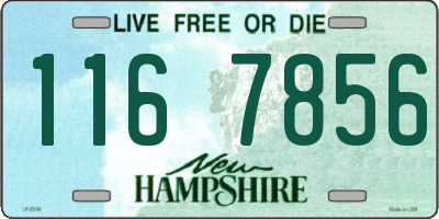 NH license plate 1167856