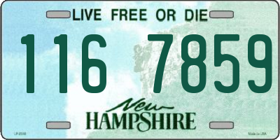 NH license plate 1167859
