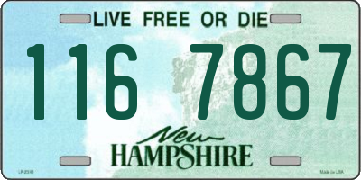 NH license plate 1167867