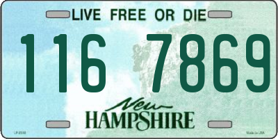 NH license plate 1167869