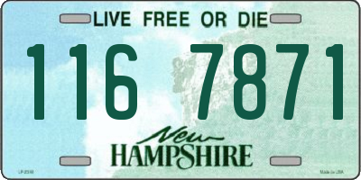 NH license plate 1167871