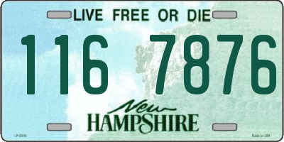 NH license plate 1167876