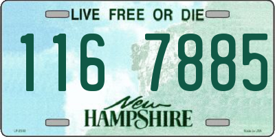 NH license plate 1167885