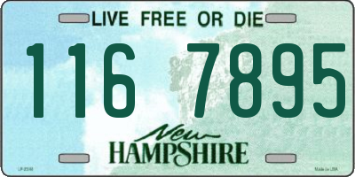 NH license plate 1167895
