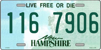NH license plate 1167906