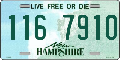 NH license plate 1167910