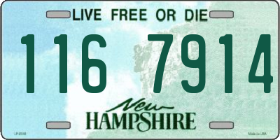 NH license plate 1167914