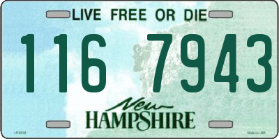NH license plate 1167943