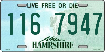 NH license plate 1167947