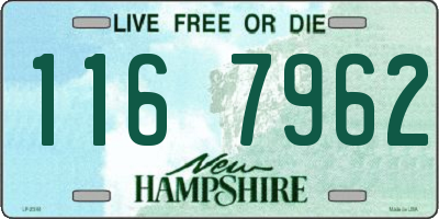 NH license plate 1167962
