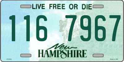 NH license plate 1167967