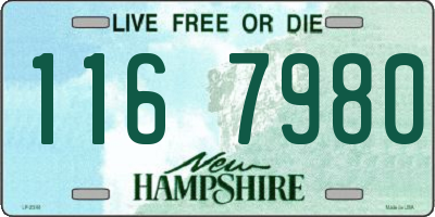 NH license plate 1167980