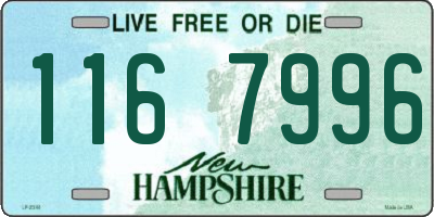 NH license plate 1167996