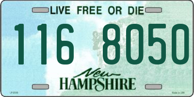 NH license plate 1168050