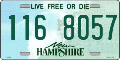 NH license plate 1168057