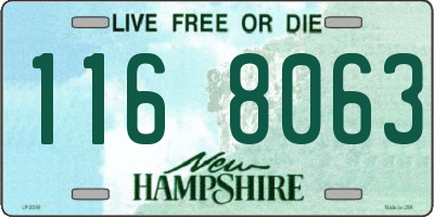 NH license plate 1168063