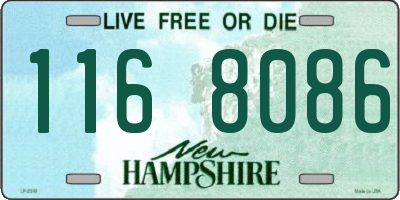 NH license plate 1168086