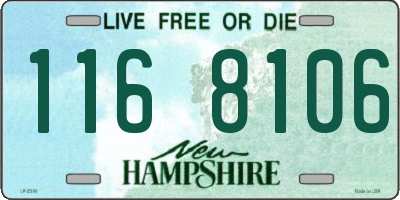 NH license plate 1168106