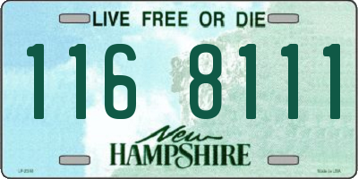 NH license plate 1168111