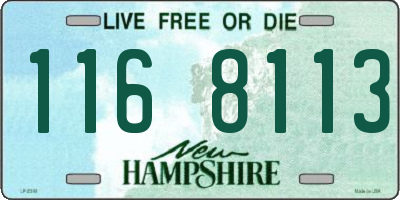 NH license plate 1168113