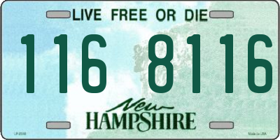 NH license plate 1168116