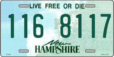 NH license plate 1168117