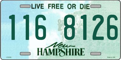 NH license plate 1168126