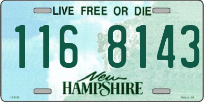 NH license plate 1168143